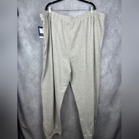 Champion Men’s Closed Bottom Jersey Pants Activewear 5XL In Grey - Picture 5 of 9